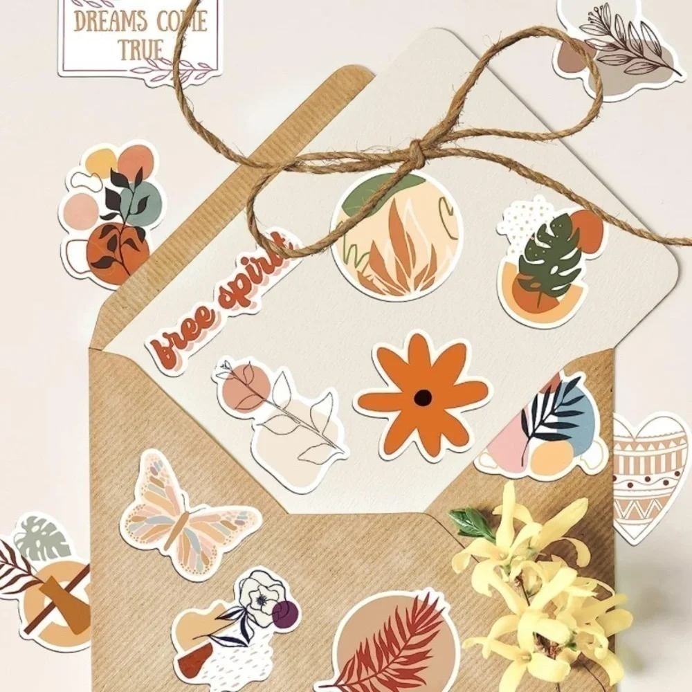 Boho Aesthetic Vinyl Stickers - Set of 10